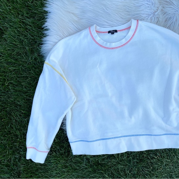 Rails multicolor thread crewneck sweatshirt large - Picture 3 of 6